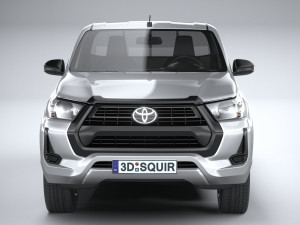 Toyota Hilux Regular Cab 2021 3Dモデル