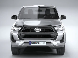 Toyota Hilux Regular Cab 2021 3D Model