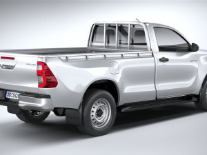 Toyota Hilux Regular Cab 2021 3Dモデル