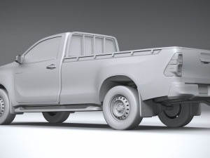 Toyota Hilux Regular Cab 2021 3Dモデル