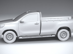 Toyota Hilux Regular Cab 2021 3Dモデル
