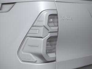 Toyota Hilux Regular Cab 2021 3Dモデル