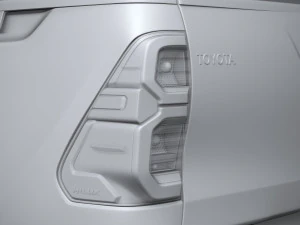 Toyota Hilux Regular Cab 2021 3D Model