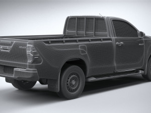 Toyota Hilux Regular Cab 2021 3Dモデル