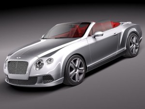 Bentley Continental GTC 2012 Modello 3D
