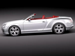Bentley Continental GTC 2012 3D Model
