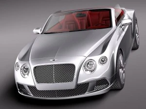 Bentley Continental GTC 2012 3D Model