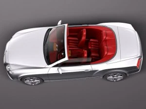 Bentley Continental GTC 2012 3D Model