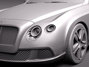 Bentley Continental GTC 2012 Model 3D