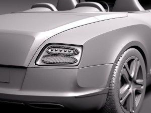 Bentley Continental GTC 2012 Model 3D