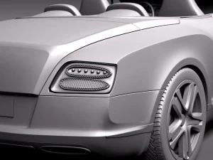 Bentley Continental GTC 2012 3D Model