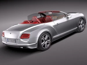 Bentley Continental GTC 2012 3D Model