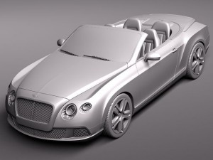 Bentley Continental GTC 2012 Model 3D