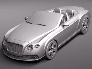 Bentley Continental GTC 2012 3D Model
