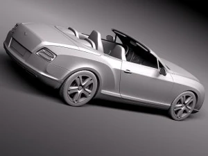 Bentley Continental GTC 2012 3D Model