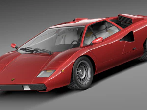 Countach LP400 1973 Model 3D