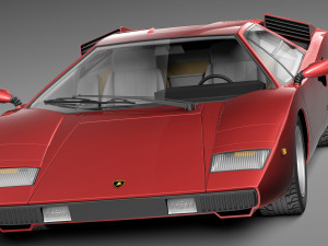 Countach LP400 1973 Model 3D