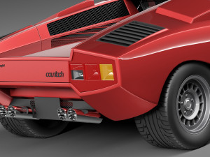 Countach LP400 1973 Model 3D