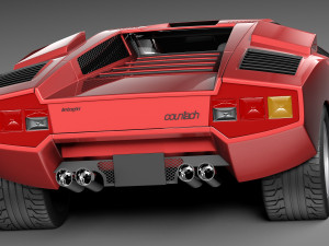 Countach LP400 1973 Model 3D