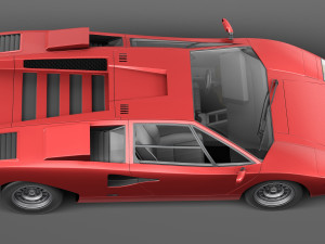 Countach LP400 1973 Model 3D