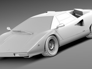 Countach LP400 1973 Model 3D