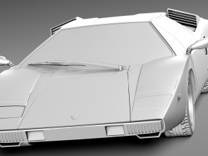 Countach LP400 1973 Model 3D