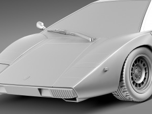Countach LP400 1973 Model 3D