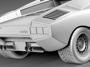 Countach LP400 1973 Model 3D