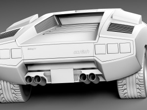 Countach LP400 1973 Model 3D