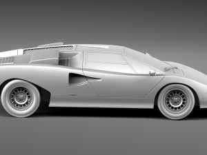 Countach LP400 1973 Model 3D