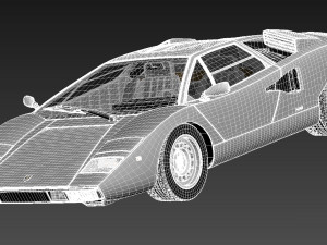 Countach LP400 1973 Model 3D
