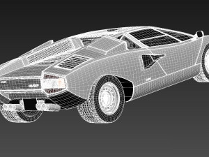 Countach LP400 1973 Model 3D