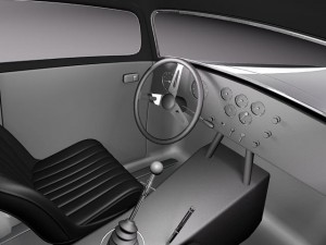 F1934 Full Fender Coupe Street Rod 3D Модель