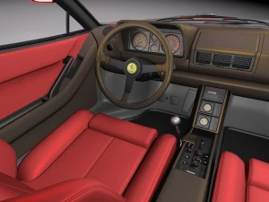 Ferrari Testarossa 1984-1990 3D Model