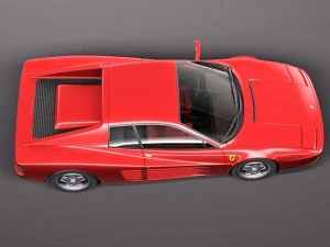 Ferrari Testarossa 1984-1990 3D Model