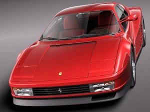 Ferrari Testarossa 1984-1990 3D Model