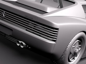 Ferrari Testarossa 1984-1990 Modelo 3D