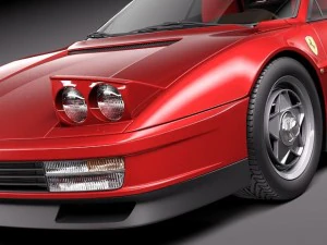 Ferrari Testarossa 1984-1990 3D Model