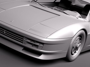 Ferrari Testarossa 1984-1990 Modelo 3D