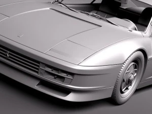 Ferrari Testarossa 1984-1990 3D Model