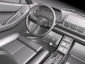 Ferrari Testarossa 1984-1990 3D Model