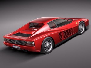 Ferrari Testarossa 1984-1990 Modelo 3D