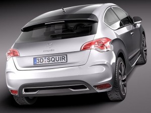 Citroen DS4 2012 3D Model