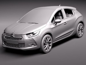 Citroen DS4 2012 3D Model