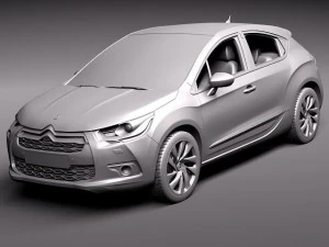 Citroen DS4 2012 3D Model