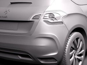Citroen DS4 2012 3D Model