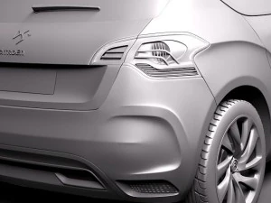 Citroen DS4 2012 3D Model