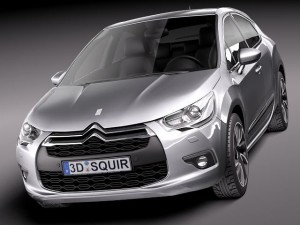 Citroen DS4 2012 3D Model