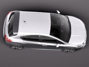 Citroen DS4 2012 3D Model