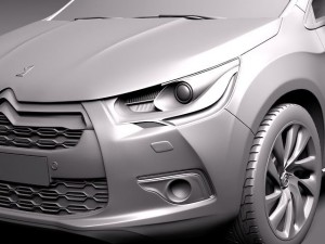 Citroen DS4 2012 3D Model